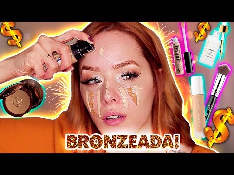 All "natural" and tanned for New Year's makeup! Using foreign products $
