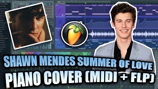 Shawn Mendes - Summer Of Love (MIDI + FLP) (FL Studio Piano Tutorial / Cover) screenshot 4