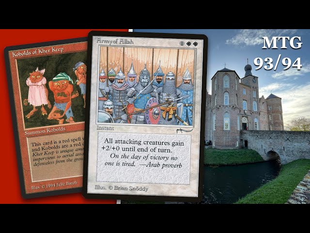 mtg プレイマット オールドスクール old school gp ラスベガス RW Kobolds vs 4 Colour Good Stuff, Rnd 4 of the Castle Cup | Old