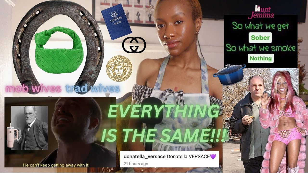 MOB WIFE TRAD WIFE HORSESHOE THEORY: Italian Fashion, Housekeepers, & Mormon Tiktok