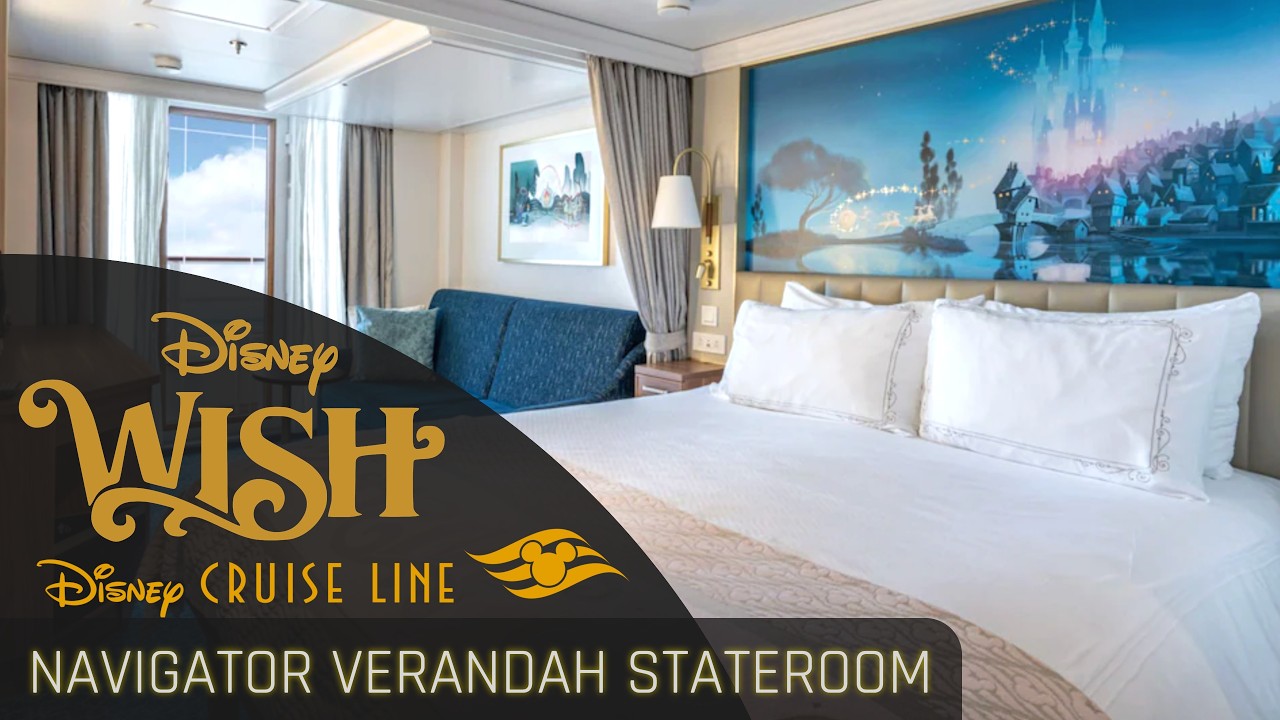 Navigator Verandah Stateroom Tour & Review | Disney Wish | Disney Cruise Line 2026