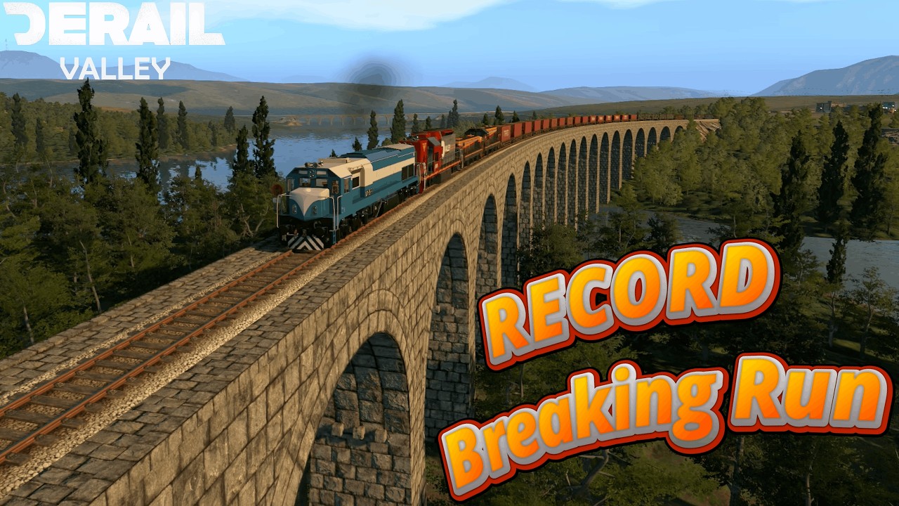RECORD BREAKING Train in Derail Valley - Train Simulator - YouTube