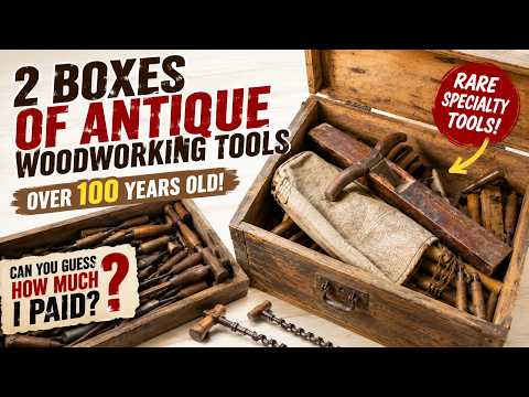 すごく大きな昔の道具 近百年的工具箱，打开看看都啥？What's Inside This Nearly 100-Year