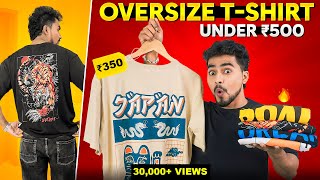 🔥Pick it up quickly😍- TOP 5 OVERSIZE T-SHIRTS for Men Under 500 | 2025 Amazon HAUL