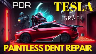 PDR on Tesla | Ремонт вмятин без покраски на заднем крыле
