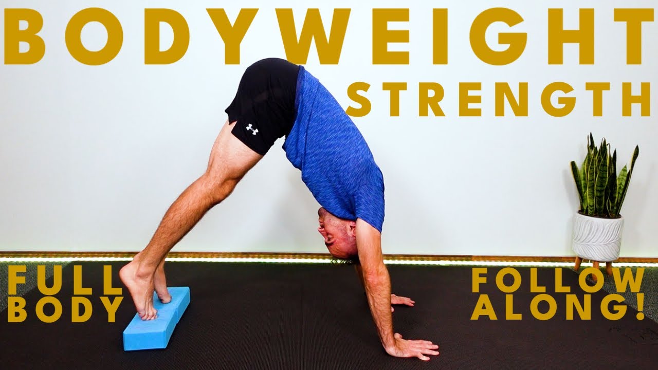 30 Minute Bodyweight Strength Workout // Follow Along // Intermediate+