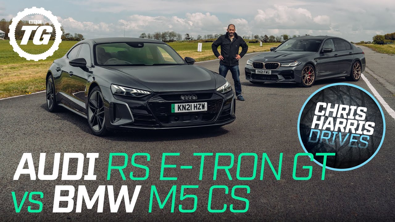 Chris Harris Drives: Audi RS e-tron GT vs M5 CS | Top Gear - YouTube