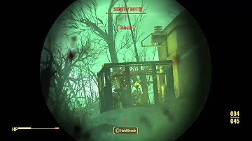 Fallout 4 Sentry Bot Explosion