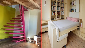 Best Space-Saving Hacks Compilation: Hidden Storage & Smart Furniture Ideas