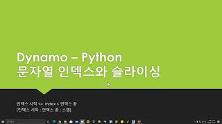 dynamo python