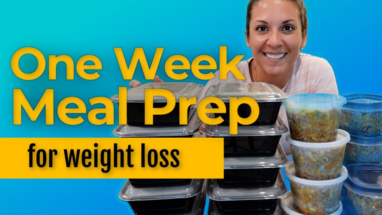 EASY Meal Prep for Weight Loss | 7 Days of Lunches & Dinners - YouTube