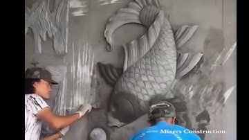 Anh chàng thợ xây tạo con Cá Chép cực đỉnh