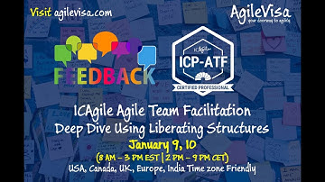 ICAgile Team Facilitation ICP-ATF Class Feedback Trained by Ashish Dharia (Hosted by Agile Visa)
