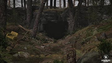 Dark Winden Cave Unreal Engine 5.2.1 Lumen