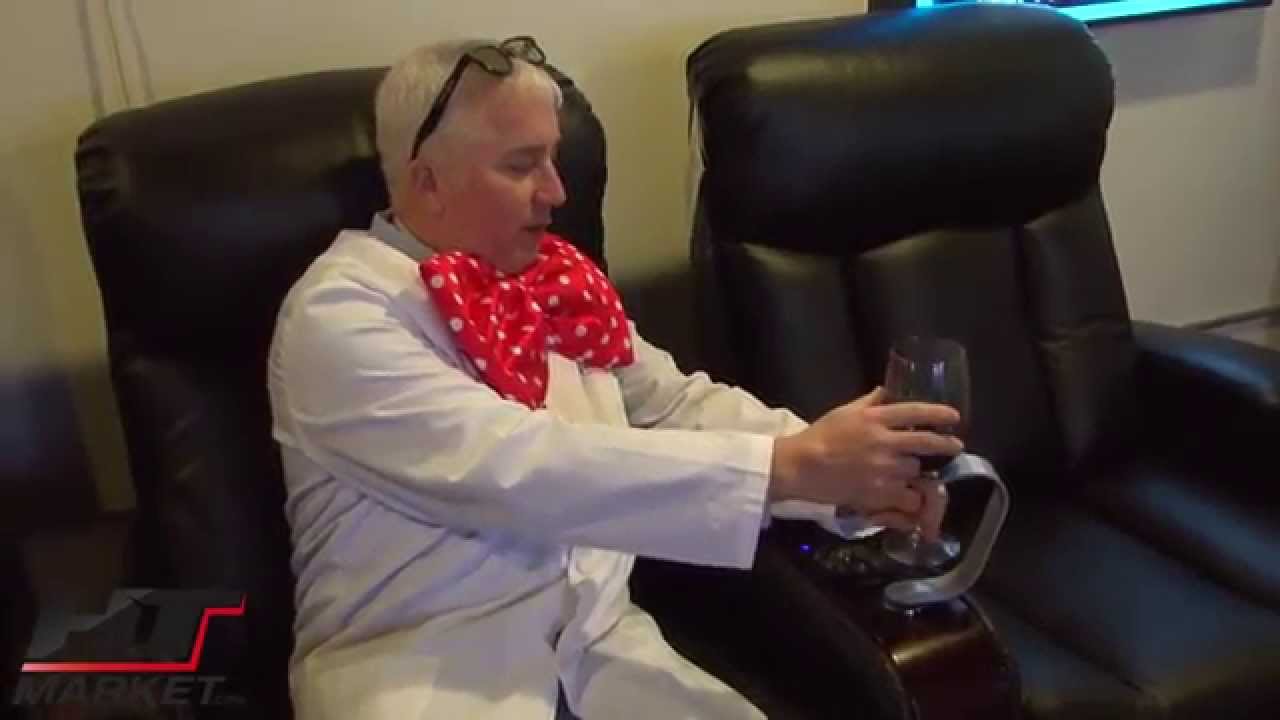 HT Design Theater Seating Wine Glass Holder Accessory YouTube