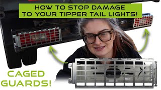 Protect Your Tail Lights On Tippers Dropsides Lutons With X8Rs Zinc Plated Cage Guards! X8R0296