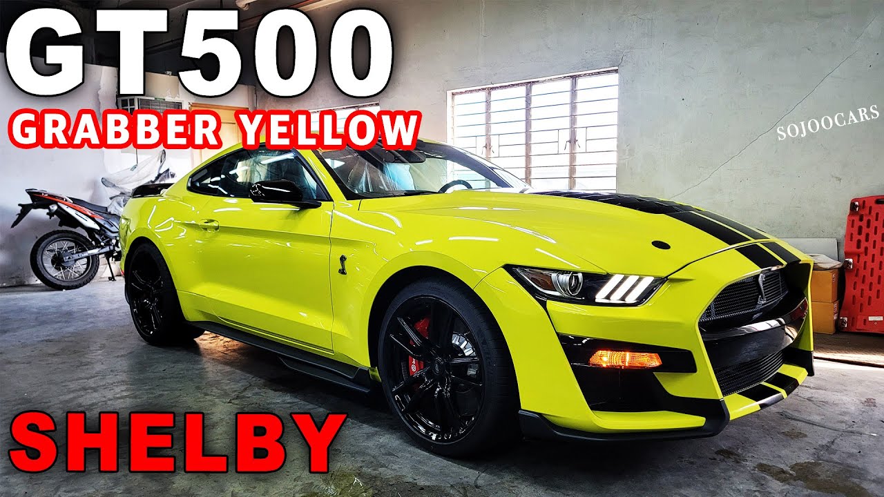 2022 Mustang Shelby GT500 GRABBER YELLOW LOCAL VERSION [SoJooCars