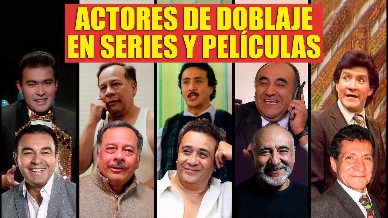 24 Actores y Actrices de Doblaje que aparecieron en Series de TV y Pelculas  Espaol Latino