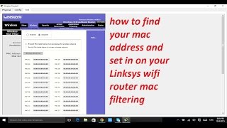 how to find mac address and set it on router screenshot 5