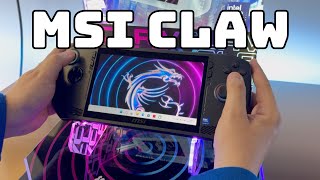 MSI Claw A1M Gaming Handheld mit Intel Core Ultra Prozessor!