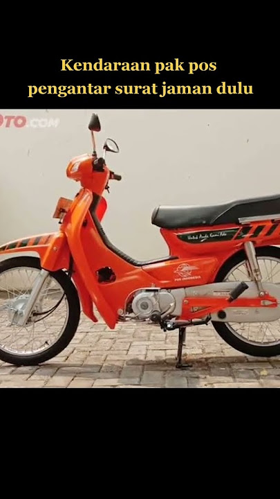 motor jadul. Pak Pos sekarang pada kemana ya?