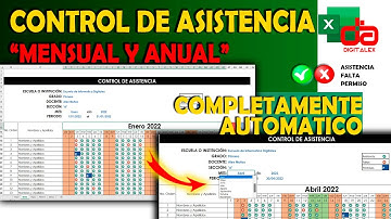 Como hacer un #registro de #Asistencia #Mensual y #Anual #Automatico