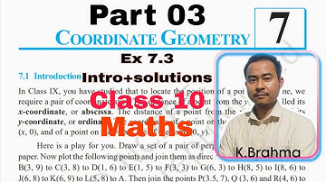 Class 10 Maths Chapter 7 – Coordinate Geometry | NCERT | Part 03🔥 Bodo Medium | Bodo Guidance