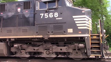 NORFOLK SOUTHERN GE ES40DC GEVO Southbound Local Freight