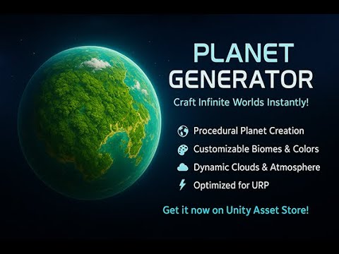 Unity Planet Generator - Procedural Planet Creation Tool