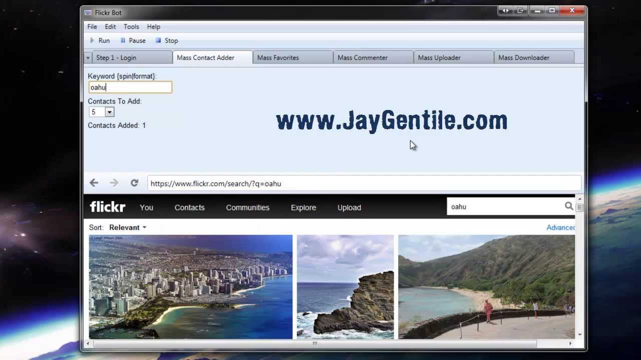 Flickr Bot is an All-In-One Mass Promotion Flickr Bot! - YouTube