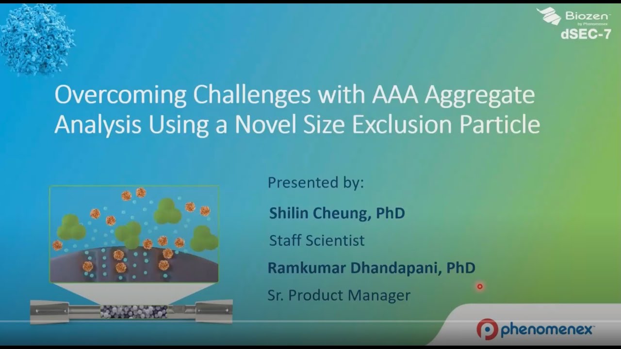 Overcoming Challenges with AAV Aggregate Analysis Using a Novel SEC Column to Determine Critical...