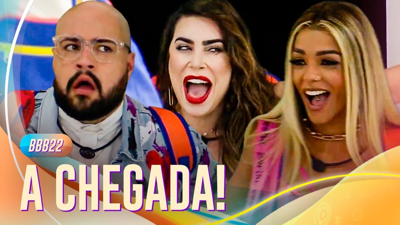 A CHEGADA AO VIVO DOS CAMAROTES NA CASA: FURACÃO NAIARA, FOFOCAS E MAIS! 💥 | BBB 22