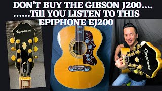 Epiphone EJ200N Guitar Review In Singapore 🇸🇬