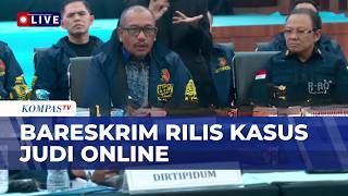 TERKINI! Bareskrim Polri Rilis Pengungkapan Kasus Judi Online Internasional di Hayam Wuruk