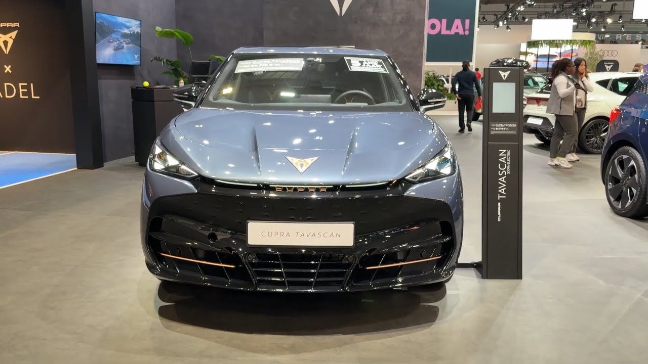 Интерьер и экстерьер Cupra Tavascan (2026) – Брюссельский автосалон 2026 | FEBIAC