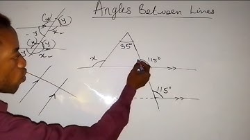 Plane Geometry: How to Find Angles Between Lines