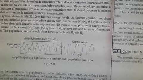 Population inversion and Metastable state