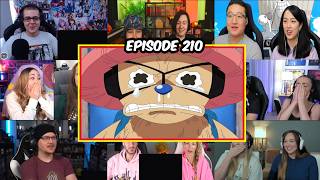 CHOPPER CAPTURED! | One Piece Episode 210 Reaction Mashup | ワンピース