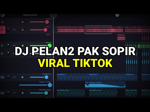 DJ PELAN PELAN PAK SOPIR VIRAL TIKTOK 2023 REMIX FULL BASS class=