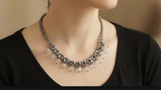 картинка: МК. Очень красивое украшение из бусин и бисера на раз и два