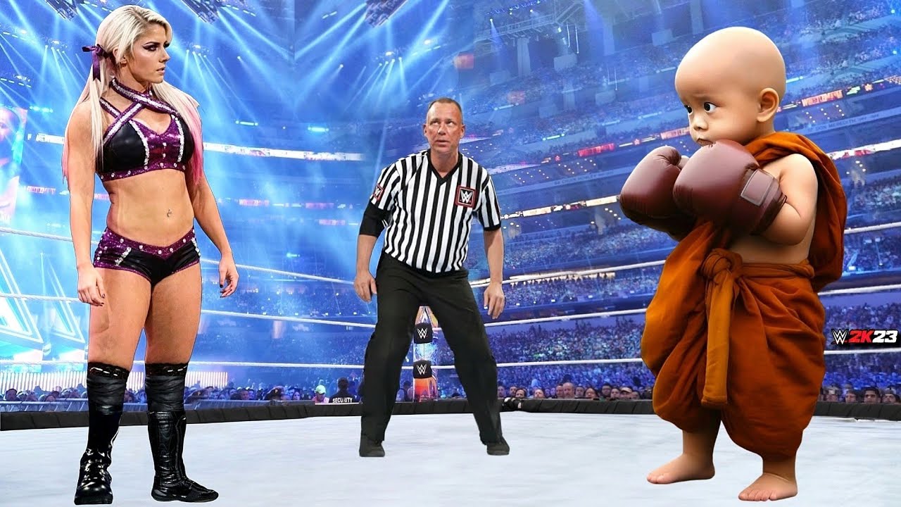 Full Match - Alexa Bliss vs Baby Monk | Iron Man Match 2024 : WWE 2K22