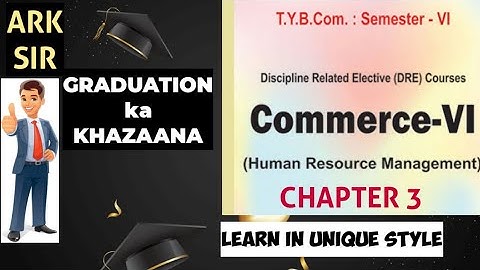 TY BCOM SEM 6 HRM CHAPTER 3