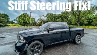 How to Fix your 2014 Ram Stiff Steering issue in just 5 minutes