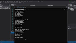 Calculator App on C# Console screenshot 5