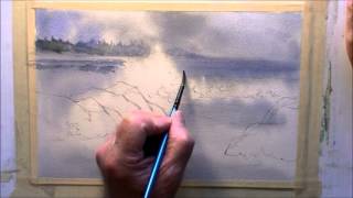 watercolor paint ocean tutorials painting watercolour hoe je zee schilder paintings oceanspray scene demos spray beginners evans charles beach tutorial