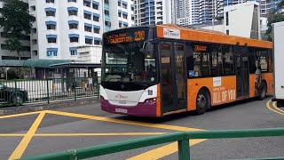 (NTUC Income Full Body Advertisement) SBS8663K(HGDEP SP) On Service 230 At Lorong 2 Toa Payoh.