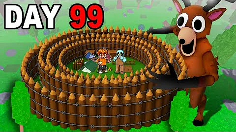 We Built the BEST 2 PLAYER BASE in 99 Nights in the Forest