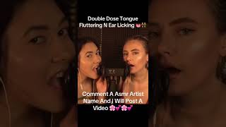 Double Dose Ear Licking😴💕