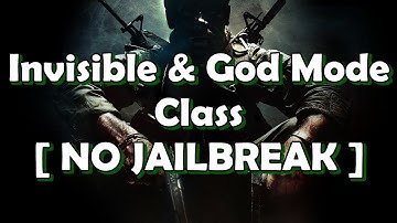 [PS3/BO1/1.13] Invisible & God Mode Class [ NO JAILBREAK ]