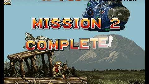 Metal Slug 4 (Long-Play) (Hacked Version) (Weapons Big Heavy Machine Gun With Infinite Ammo)
